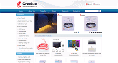 Desktop Screenshot of creelux.com