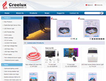 Tablet Screenshot of creelux.com